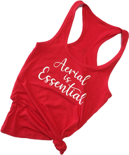 Load image into Gallery viewer, Red Aerial is Essentials racerback tank