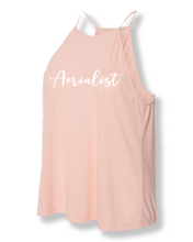 Load image into Gallery viewer, Peach aerialist high neck tank