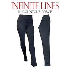 Load image into Gallery viewer, InfiniteLines Leggings - Contour Force Black