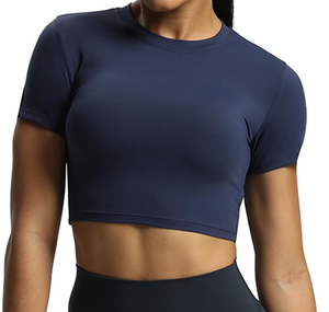 Short Sleeve Pullover Crop
