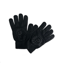 Load image into Gallery viewer, Reese Cotton Grip Workout Gloves Black