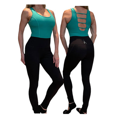 Horizon Strap - Green and Black Aerial Jumpsuit