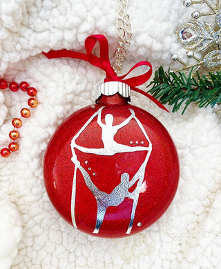Aerial Duo Ornament - Womack and Bowman
