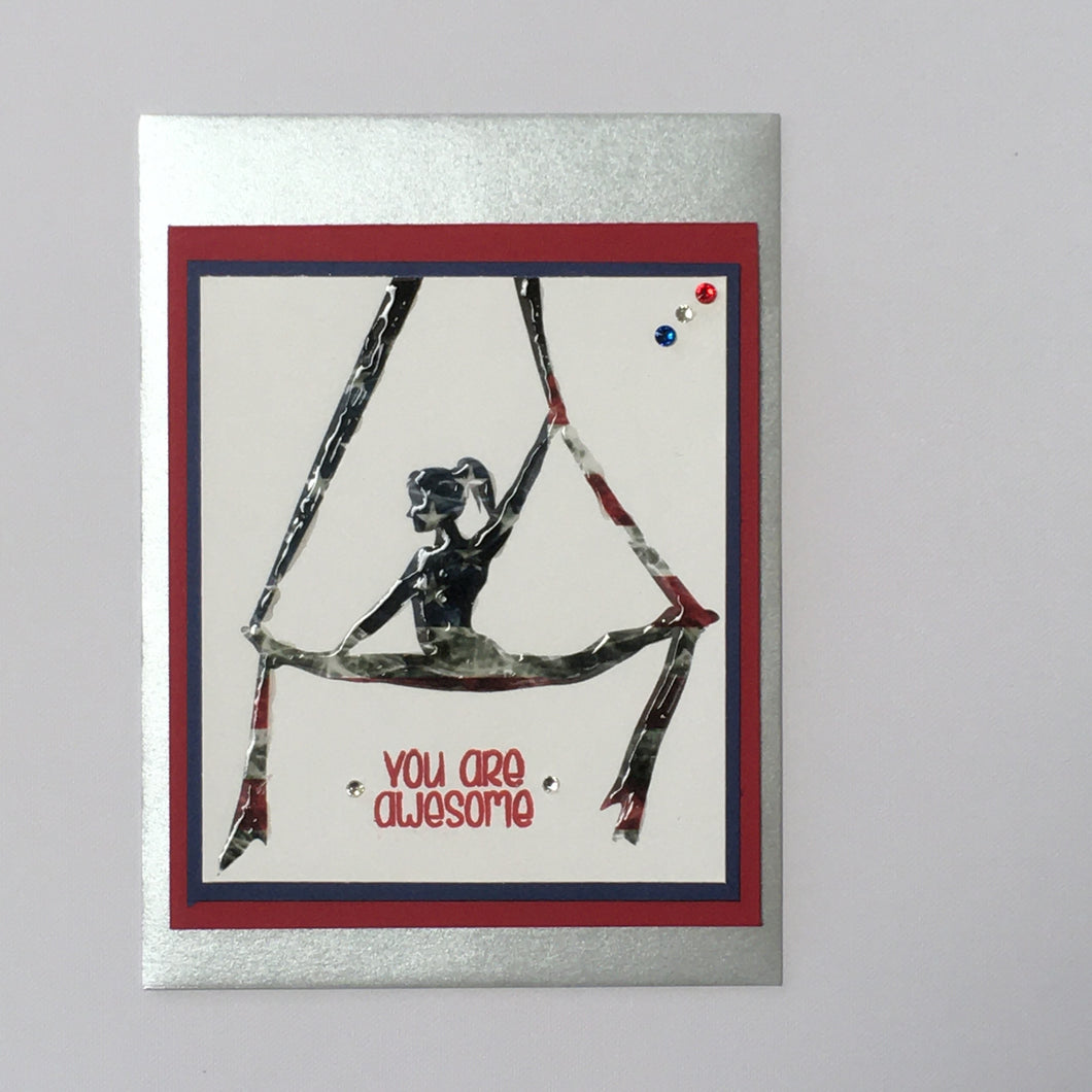 USA Flag You Are Awesome Aerialist - Gloss