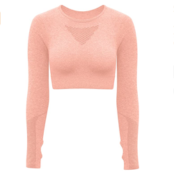 Long Sleeve Cut-out Crop Top