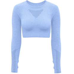 Long Sleeve Cut-out Crop Top