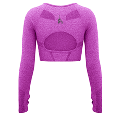 Long Sleeve Cut-out Crop Top