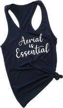 Load image into Gallery viewer, Navy Aerial is Essentials racerback tank