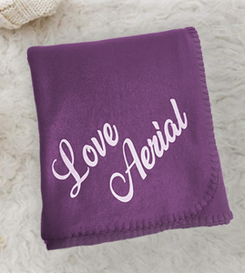 Love Aerial Fleece Blankets