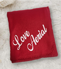 Load image into Gallery viewer, Love Aerial Fleece Blankets