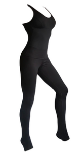 Black & Black Aerial Practice Jumpsuit