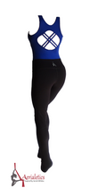 Load image into Gallery viewer, Royal Blue &amp; Black Aerial Practice Jumpsuit