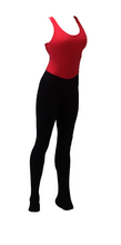Load image into Gallery viewer, Red and Black Aerial Practice Jumpsuit